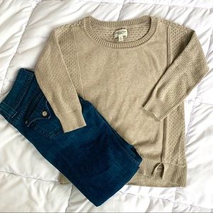 American Eagle Sweater Tan